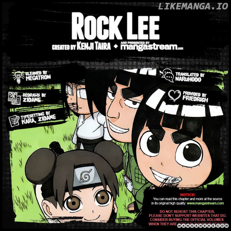 Rock Lee No Seishun Full-Power Ninden chapter 8.5 - page 2