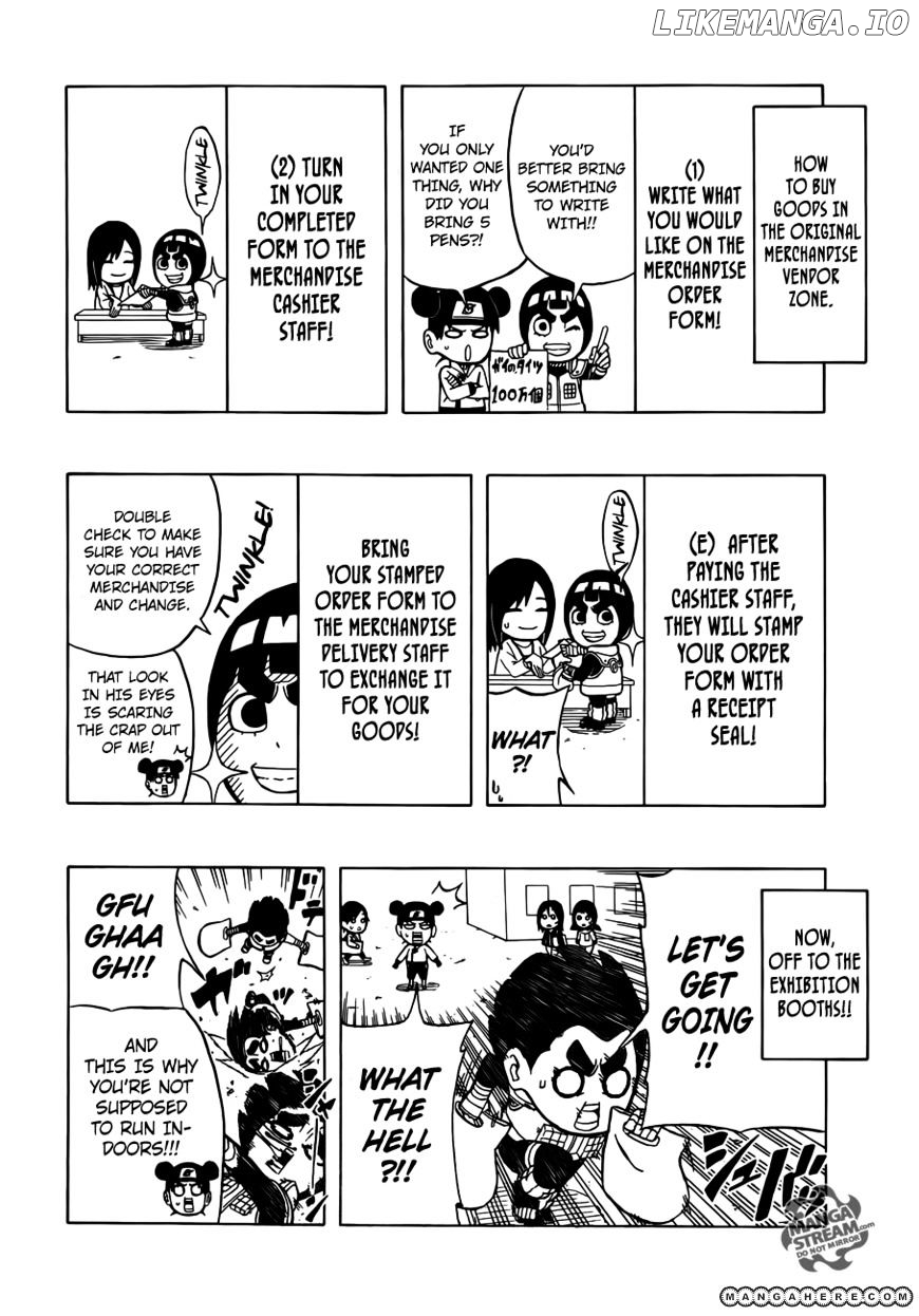 Rock Lee No Seishun Full-Power Ninden chapter 8.5 - page 3