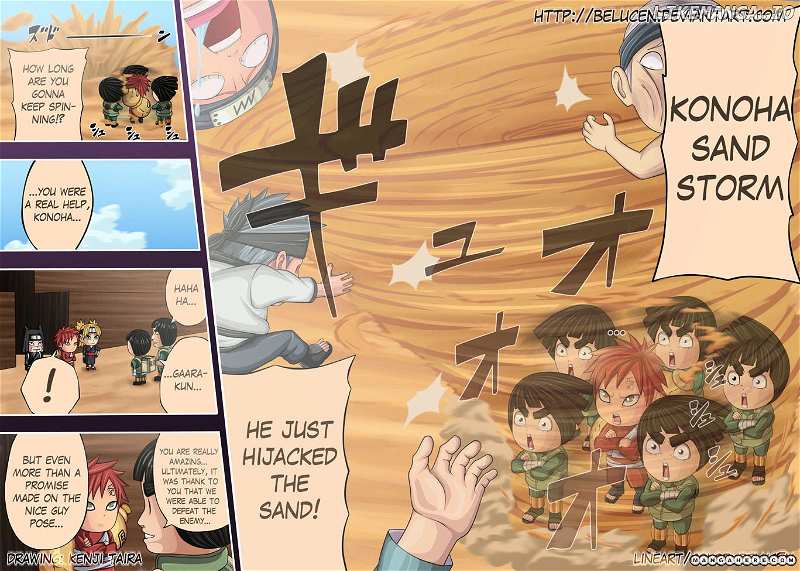 Rock Lee No Seishun Full-Power Ninden chapter 8.5 - page 7