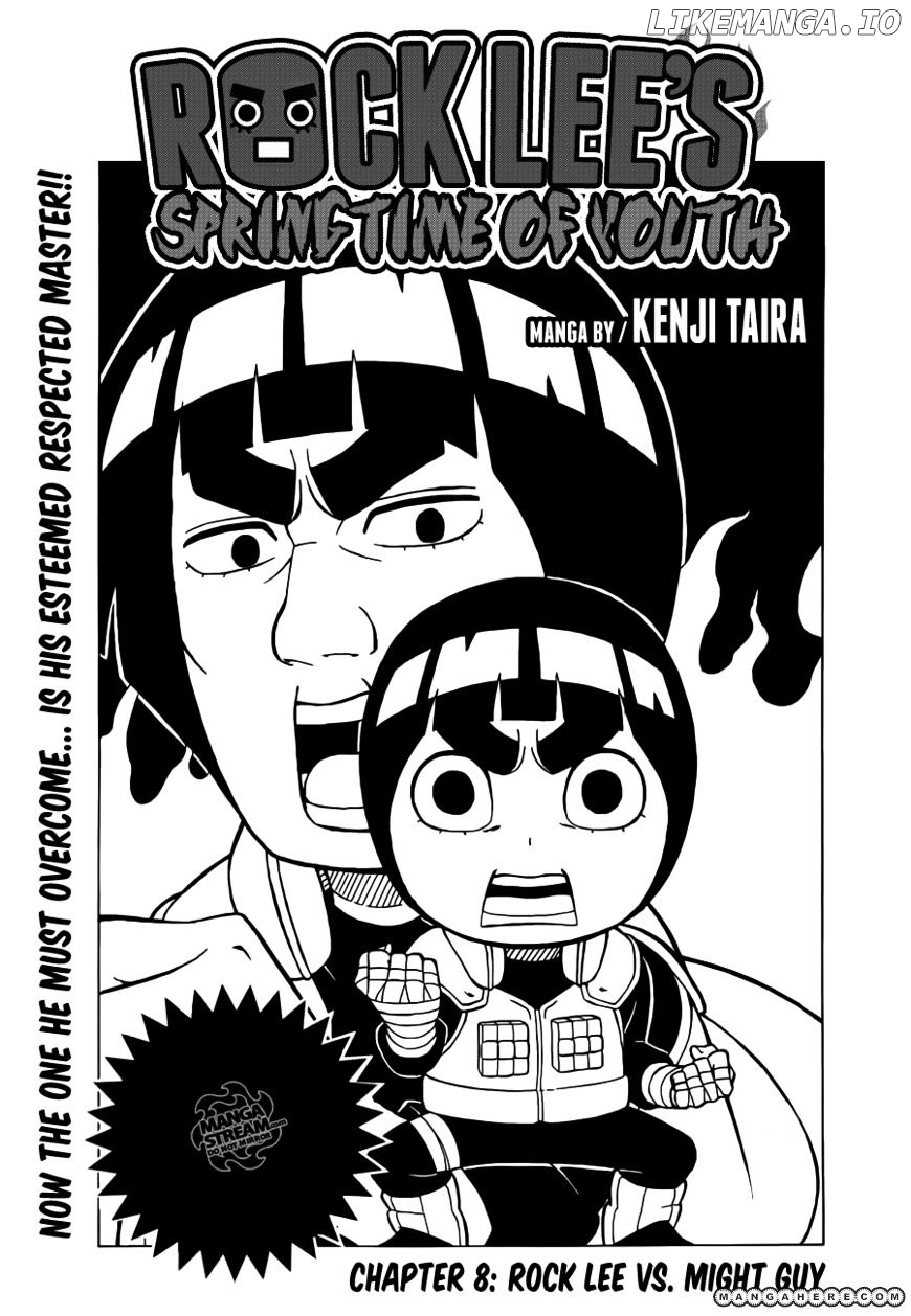 Rock Lee No Seishun Full-Power Ninden chapter 8 - page 1