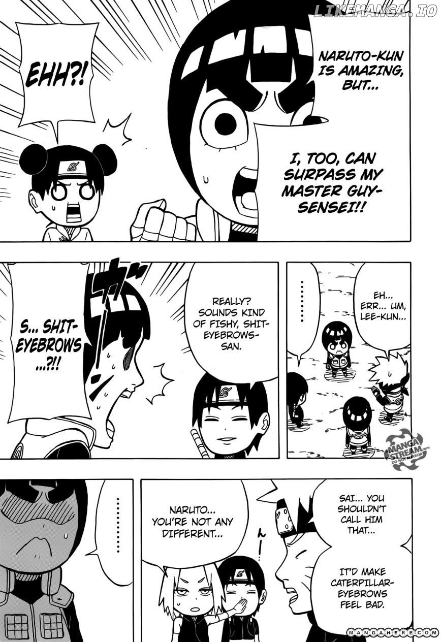 Rock Lee No Seishun Full-Power Ninden chapter 8 - page 14