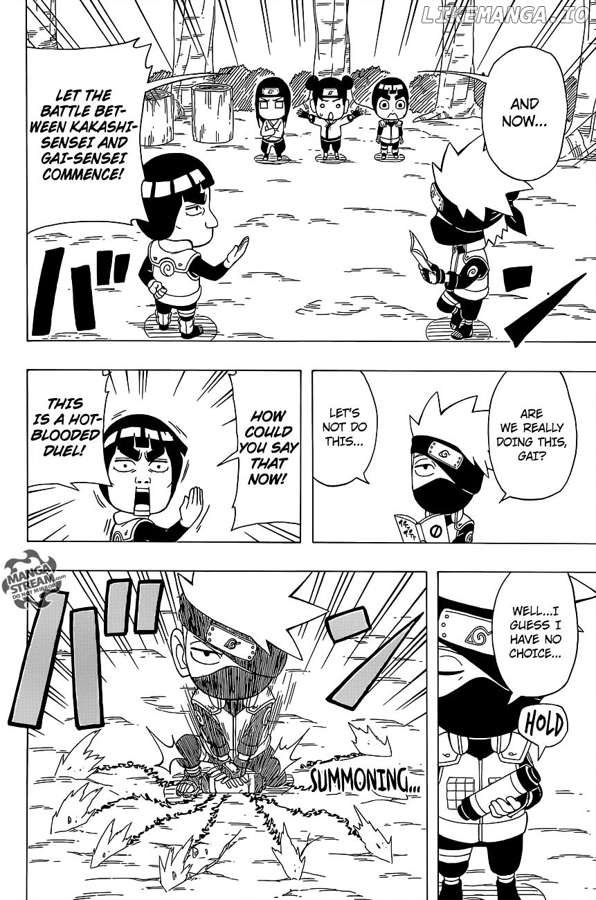 Rock Lee No Seishun Full-Power Ninden chapter 29 - page 11