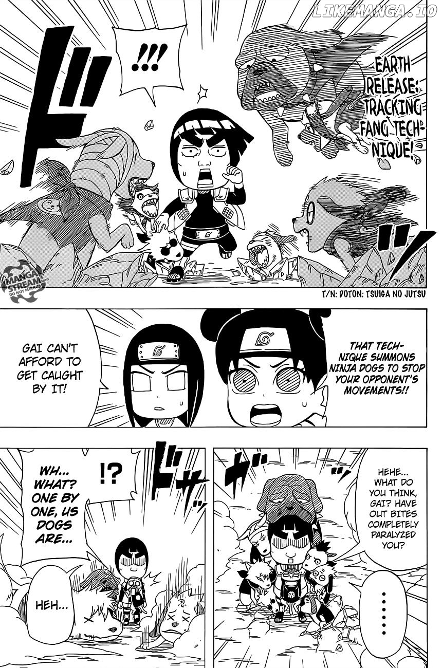 Rock Lee No Seishun Full-Power Ninden chapter 29 - page 12