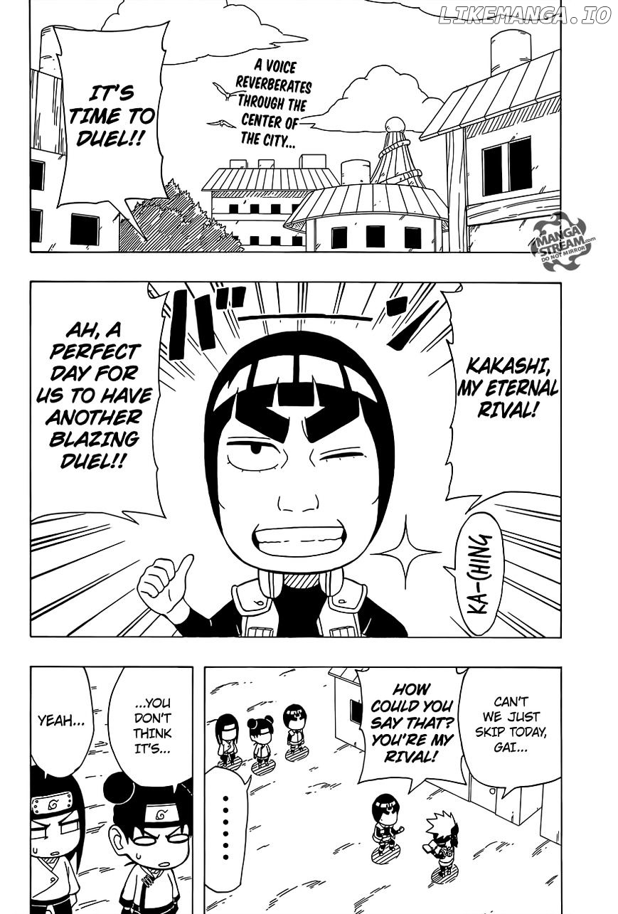 Rock Lee No Seishun Full-Power Ninden chapter 29 - page 3