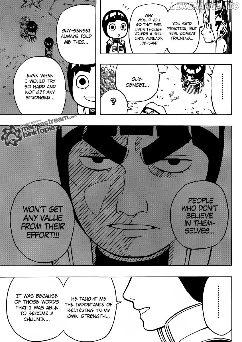 Rock Lee No Seishun Full-Power Ninden chapter 5.5 - page 10