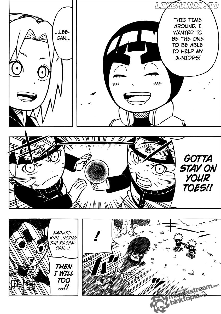 Rock Lee No Seishun Full-Power Ninden chapter 5.5 - page 11