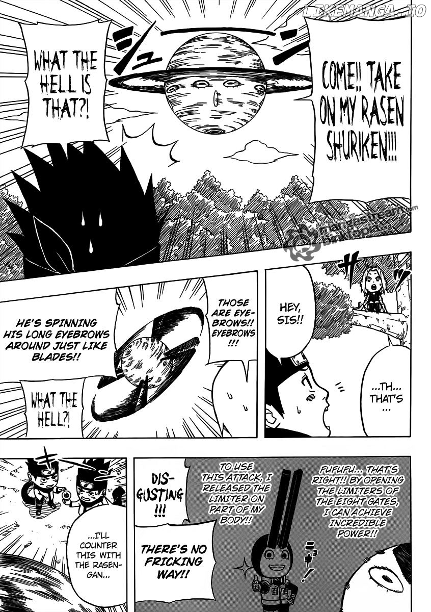 Rock Lee No Seishun Full-Power Ninden chapter 5.5 - page 14