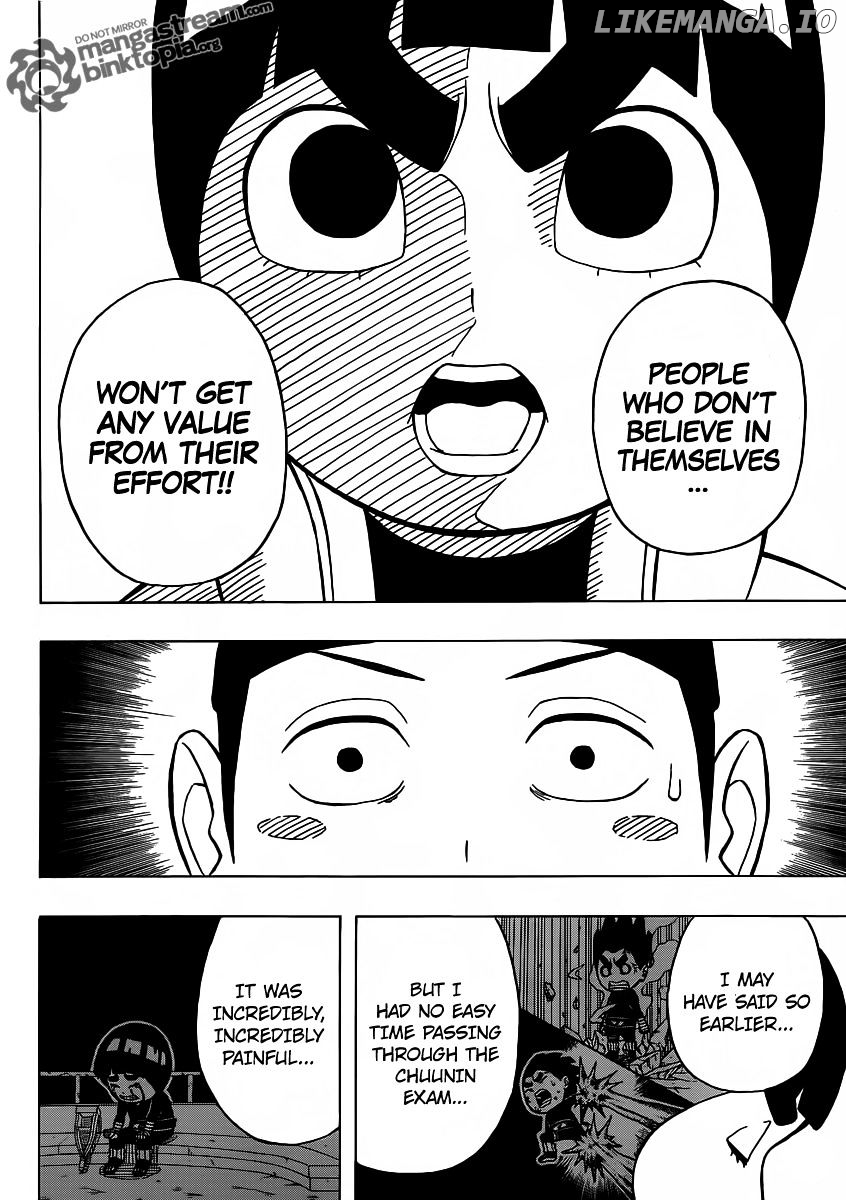 Rock Lee No Seishun Full-Power Ninden chapter 5.5 - page 17