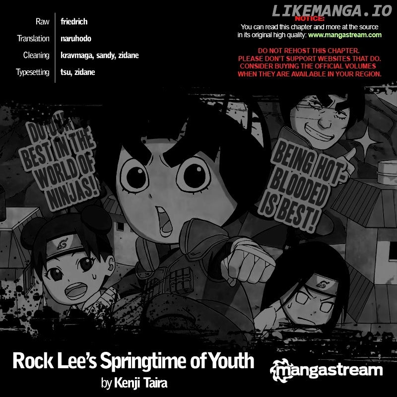 Rock Lee No Seishun Full-Power Ninden chapter 5.5 - page 2