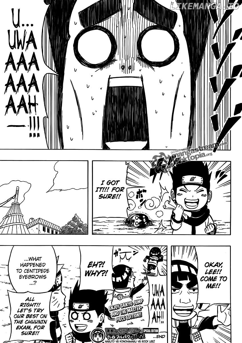 Rock Lee No Seishun Full-Power Ninden chapter 5.5 - page 20