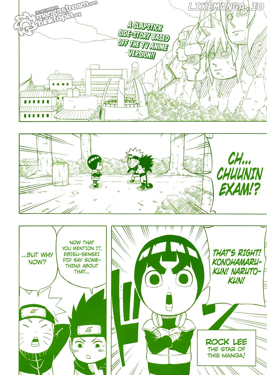 Rock Lee No Seishun Full-Power Ninden chapter 5.5 - page 3