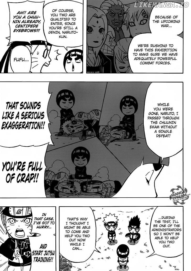 Rock Lee No Seishun Full-Power Ninden chapter 5.5 - page 4