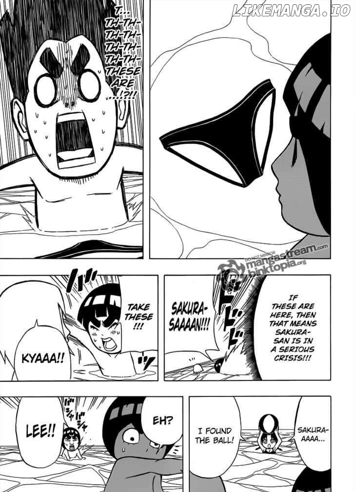 Rock Lee No Seishun Full-Power Ninden chapter 5 - page 9