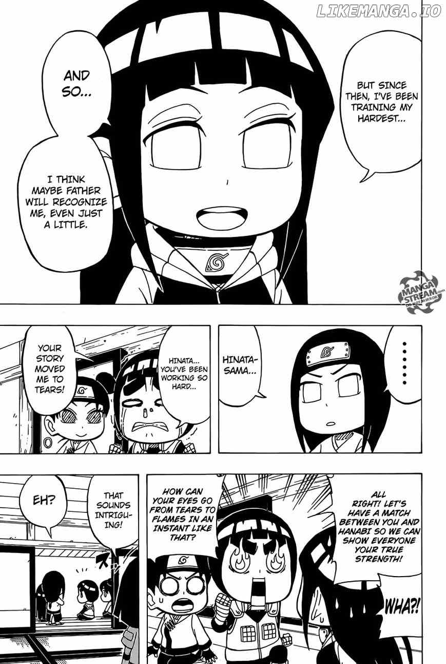 Rock Lee No Seishun Full-Power Ninden chapter 34 - page 9