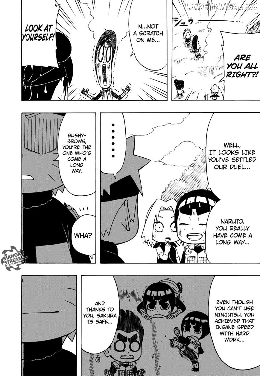 Rock Lee No Seishun Full-Power Ninden chapter 24 - page 25