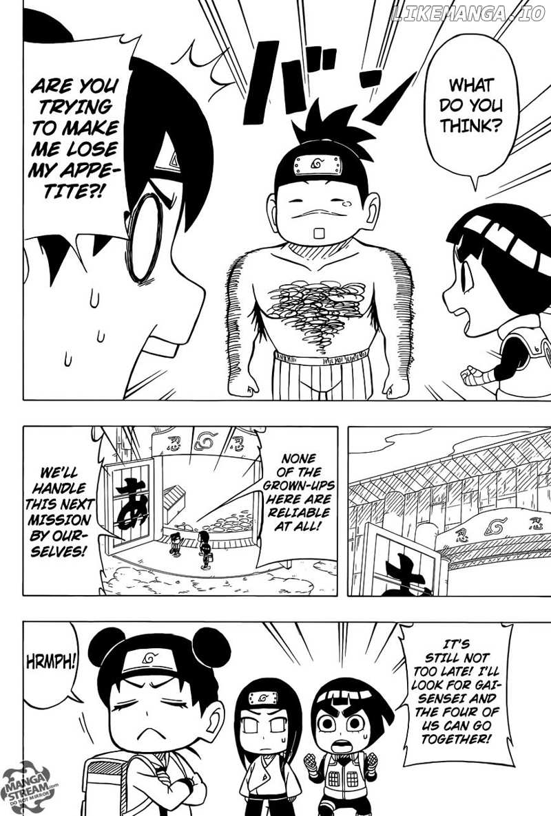 Rock Lee No Seishun Full-Power Ninden chapter 36 - page 17