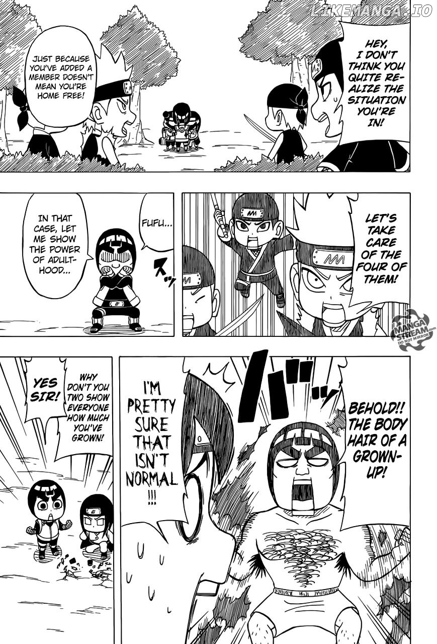 Rock Lee No Seishun Full-Power Ninden chapter 36 - page 24