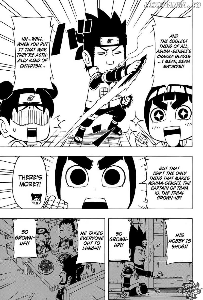 Rock Lee No Seishun Full-Power Ninden chapter 36 - page 8