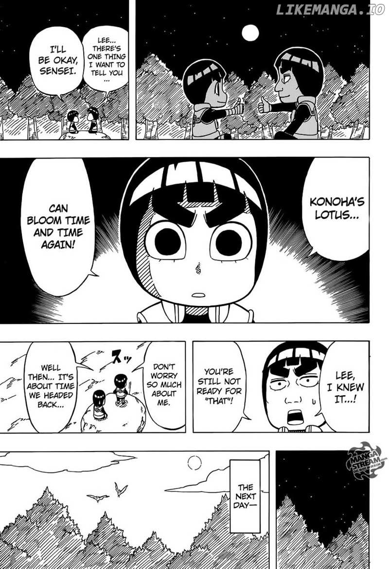 Rock Lee No Seishun Full-Power Ninden chapter 39 - page 10