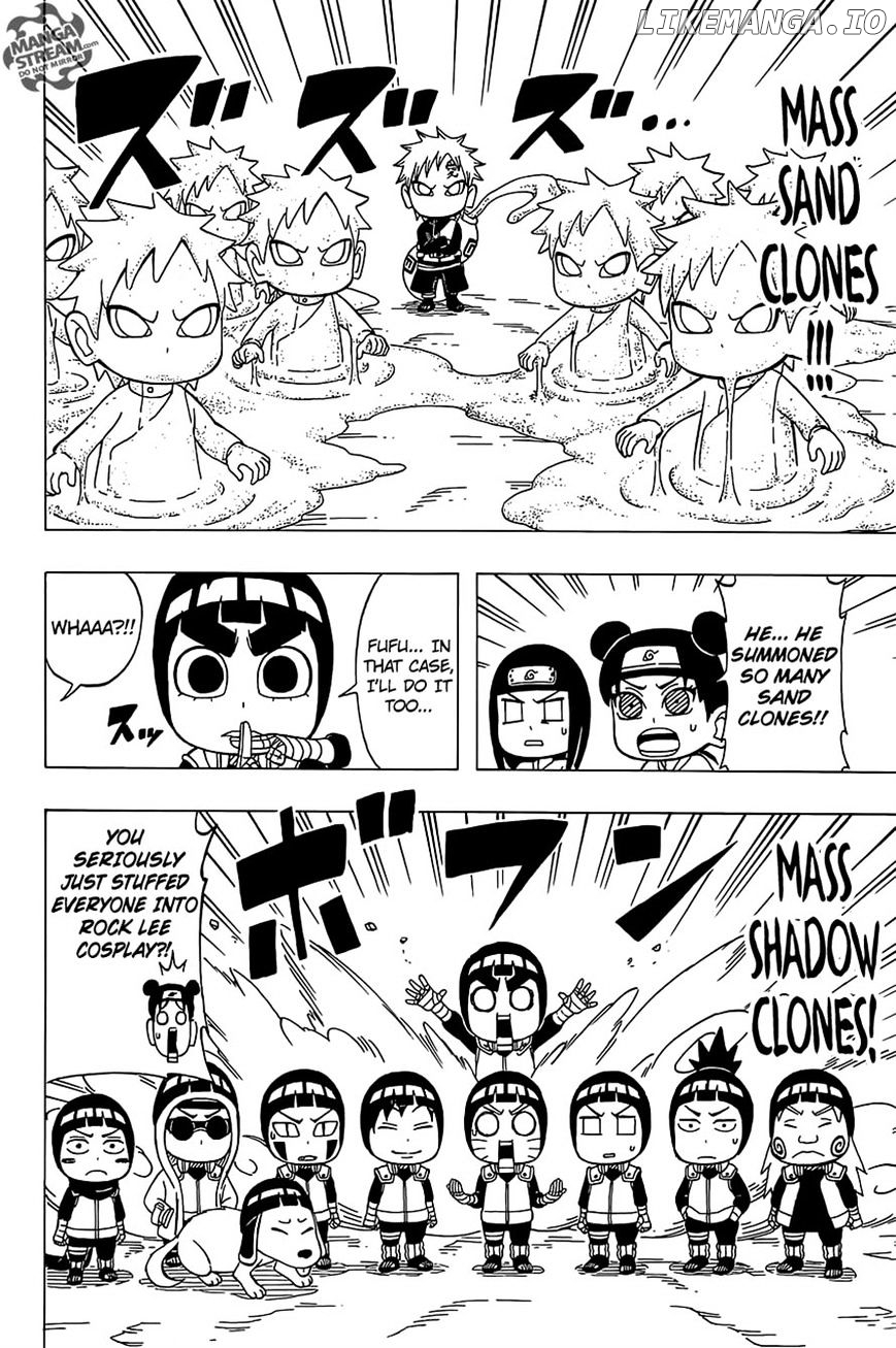 Rock Lee No Seishun Full-Power Ninden chapter 39 - page 15