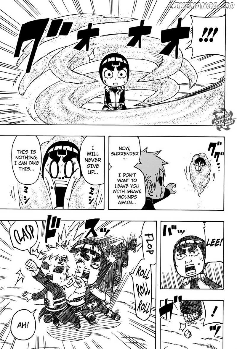 Rock Lee No Seishun Full-Power Ninden chapter 39 - page 22