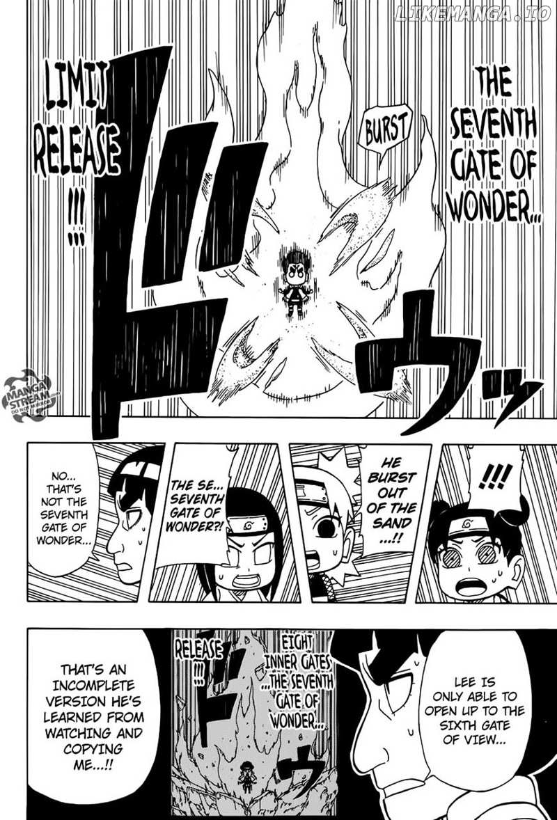 Rock Lee No Seishun Full-Power Ninden chapter 39 - page 29
