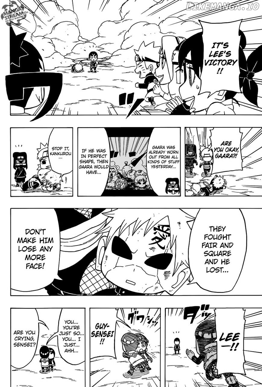 Rock Lee No Seishun Full-Power Ninden chapter 39 - page 34