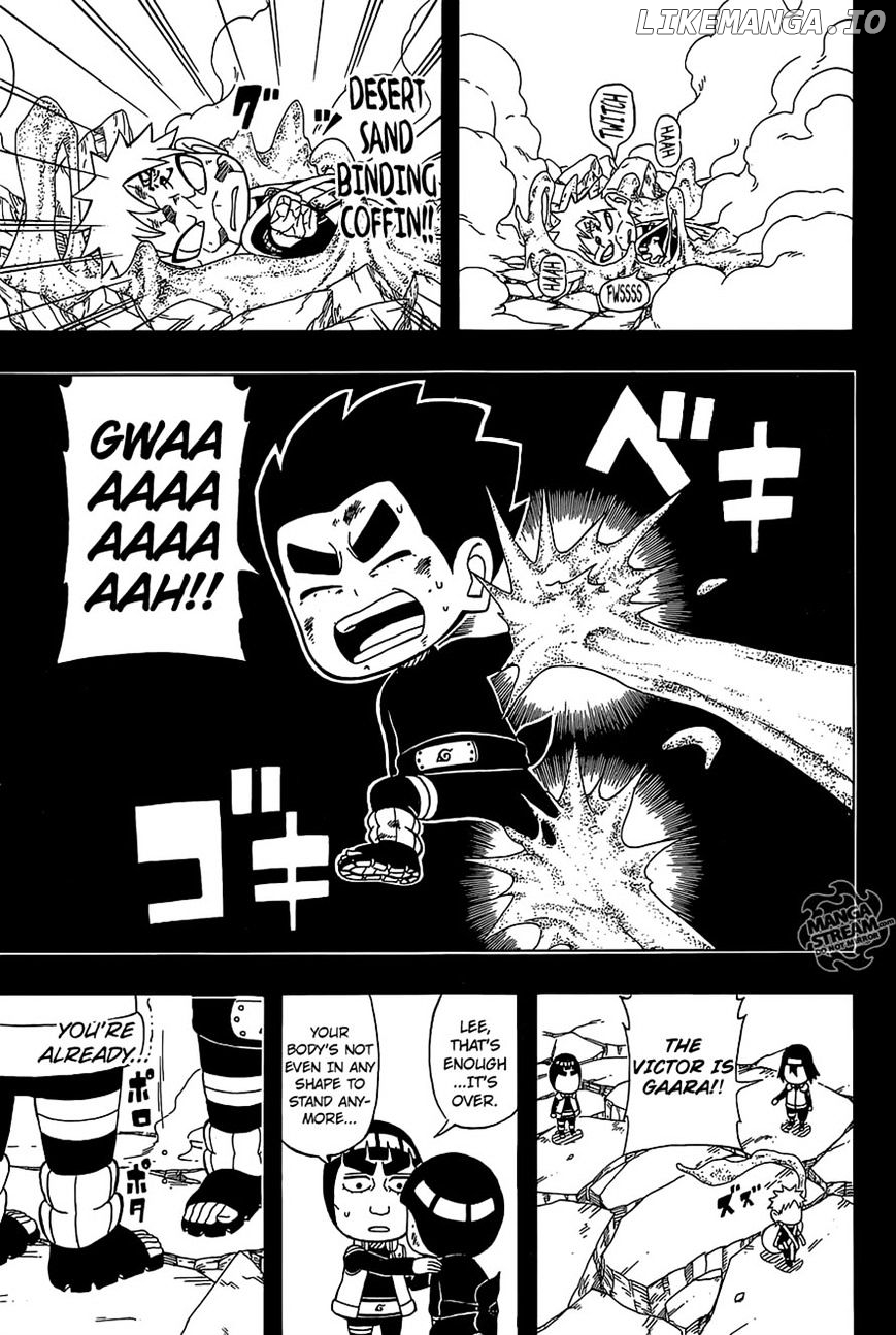 Rock Lee No Seishun Full-Power Ninden chapter 39 - page 6
