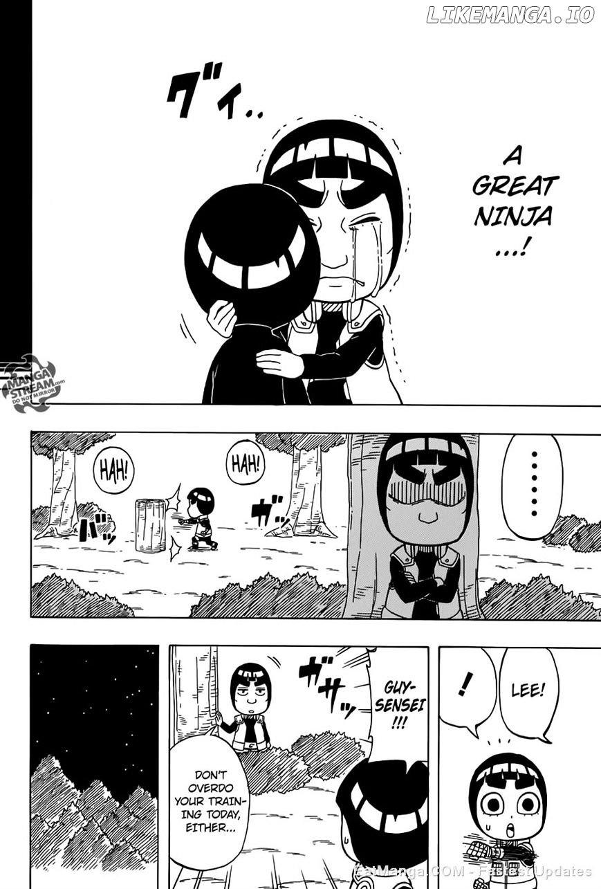 Rock Lee No Seishun Full-Power Ninden chapter 39 - page 7