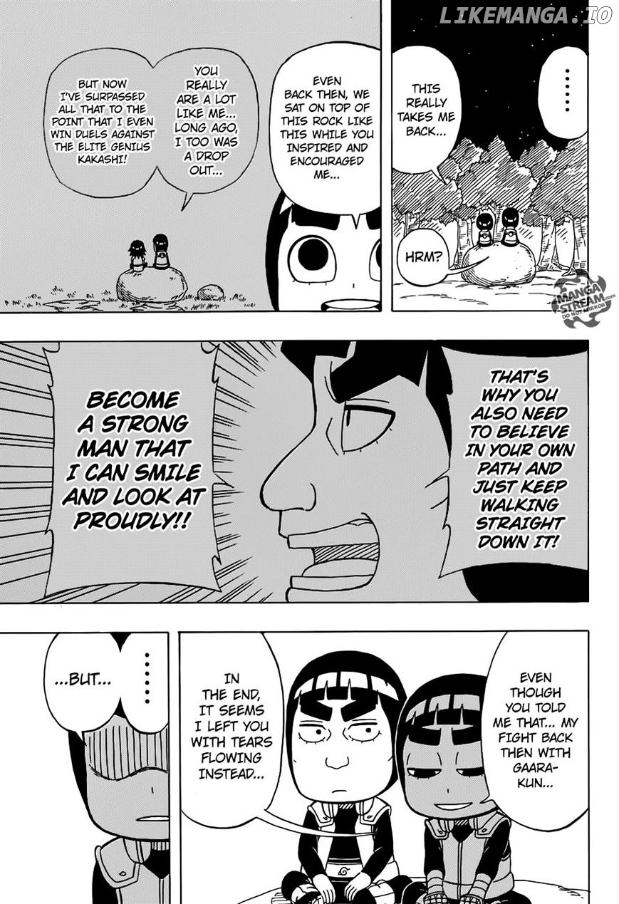 Rock Lee No Seishun Full-Power Ninden chapter 39 - page 8
