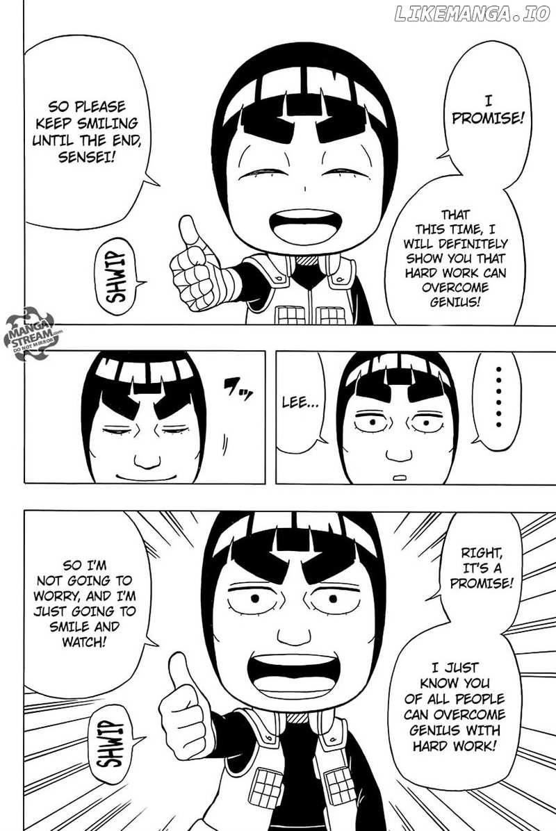 Rock Lee No Seishun Full-Power Ninden chapter 39 - page 9