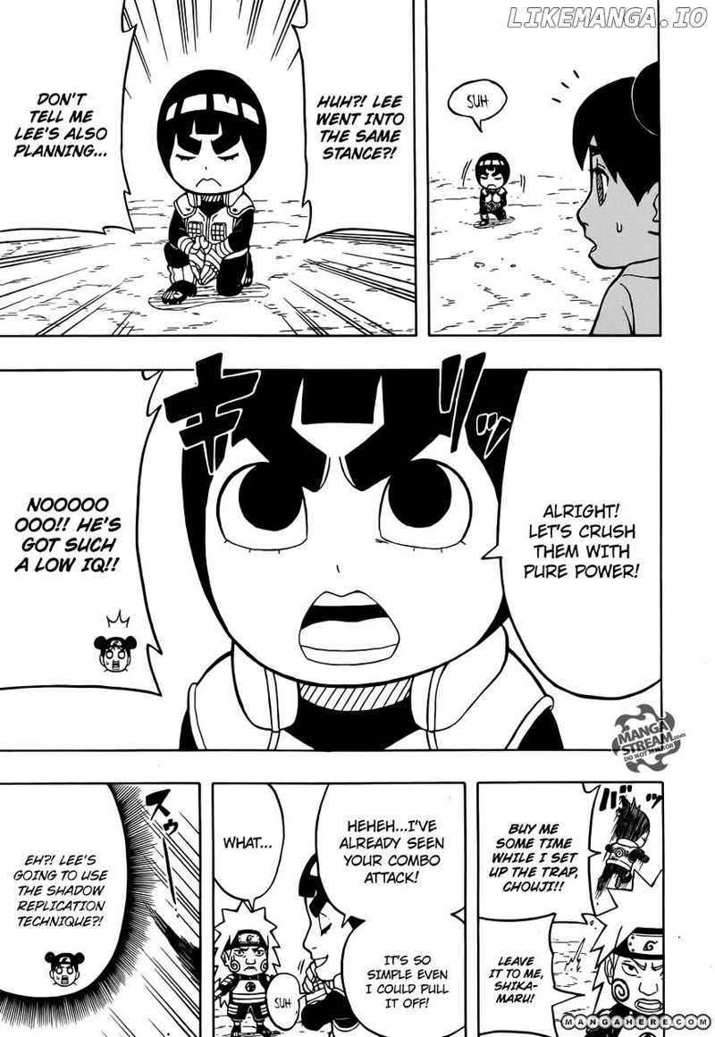Rock Lee No Seishun Full-Power Ninden chapter 10 - page 14