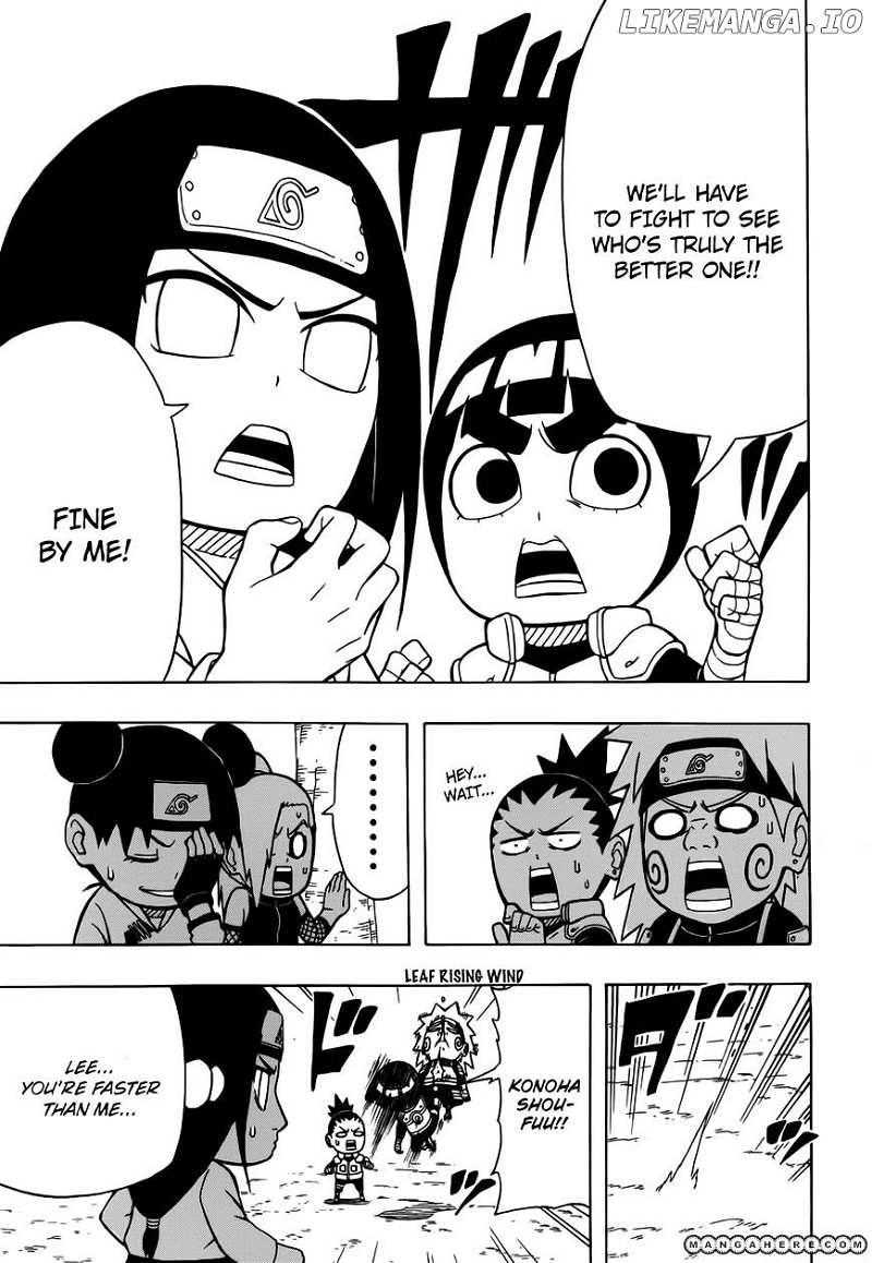 Rock Lee No Seishun Full-Power Ninden chapter 10 - page 22