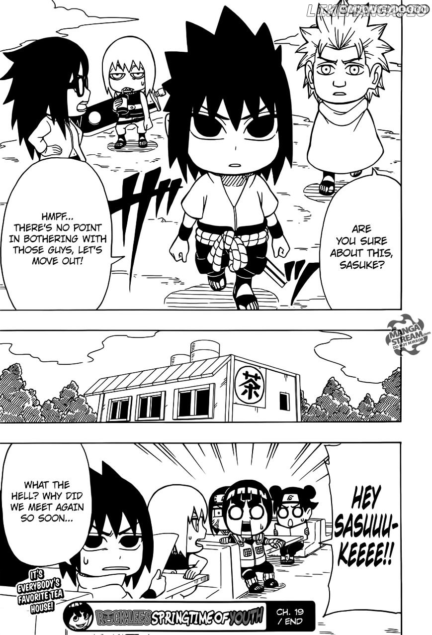 Rock Lee No Seishun Full-Power Ninden chapter 19 - page 26
