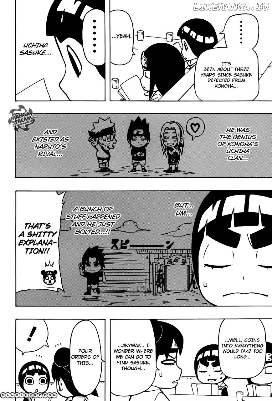 Rock Lee No Seishun Full-Power Ninden chapter 19 - page 6