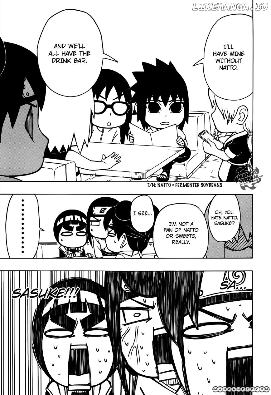 Rock Lee No Seishun Full-Power Ninden chapter 19 - page 7