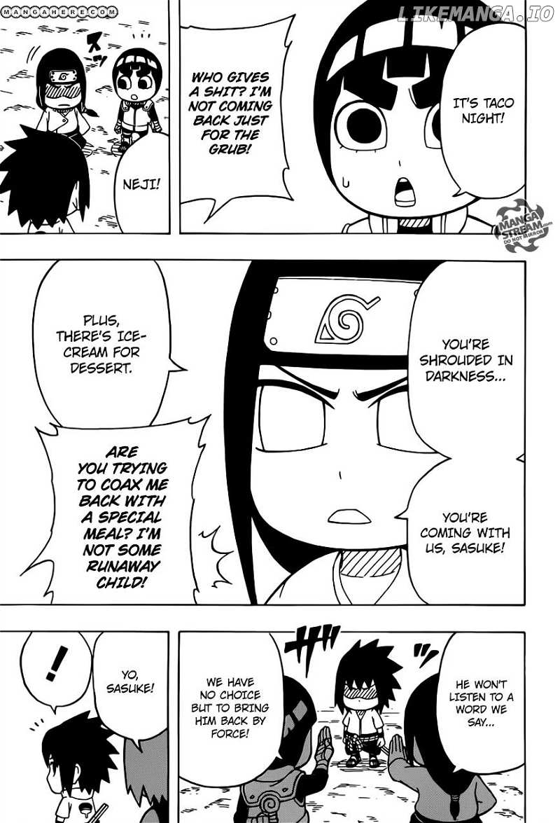 Rock Lee No Seishun Full-Power Ninden chapter 19 - page 9