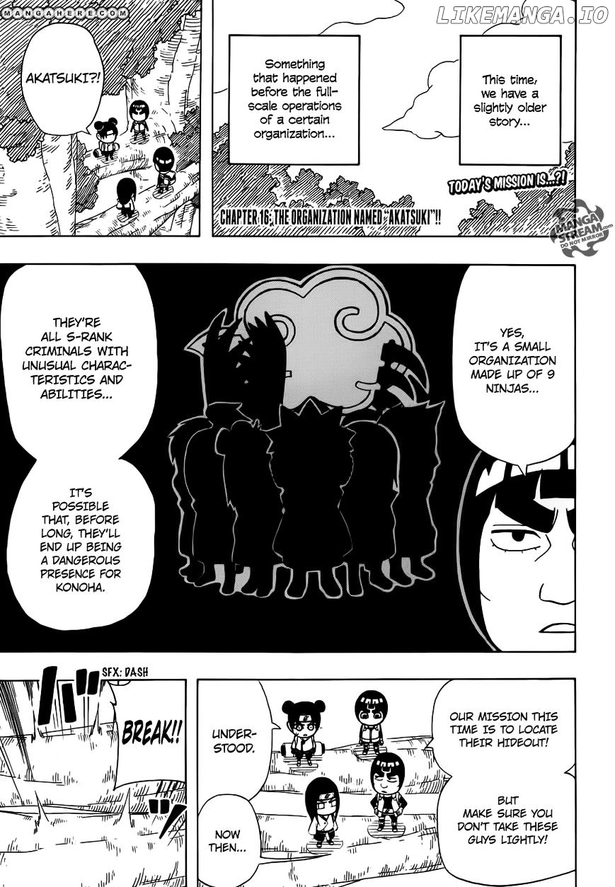 Rock Lee No Seishun Full-Power Ninden chapter 16 - page 8