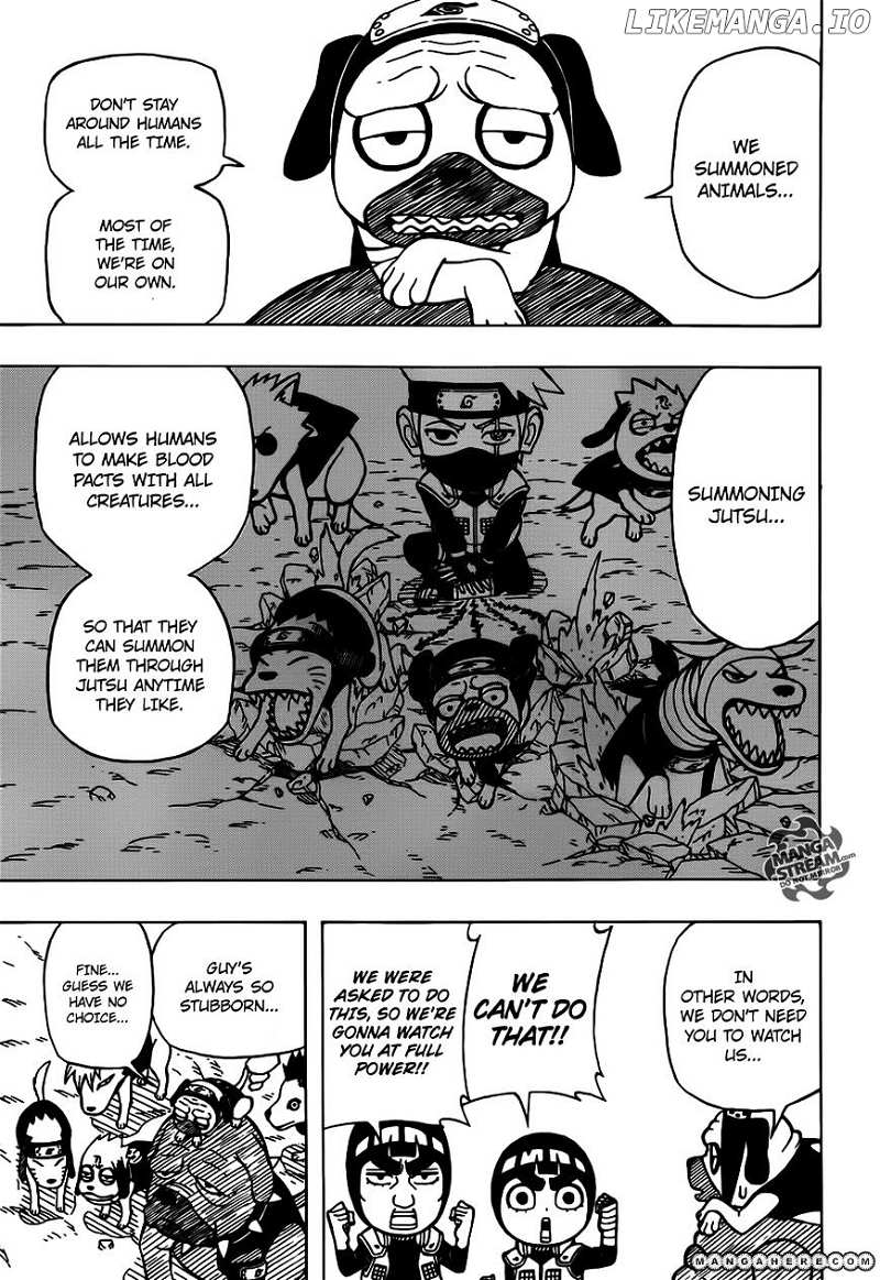 Rock Lee No Seishun Full-Power Ninden chapter 14 - page 10