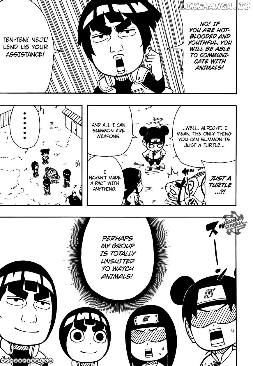 Rock Lee No Seishun Full-Power Ninden chapter 14 - page 6