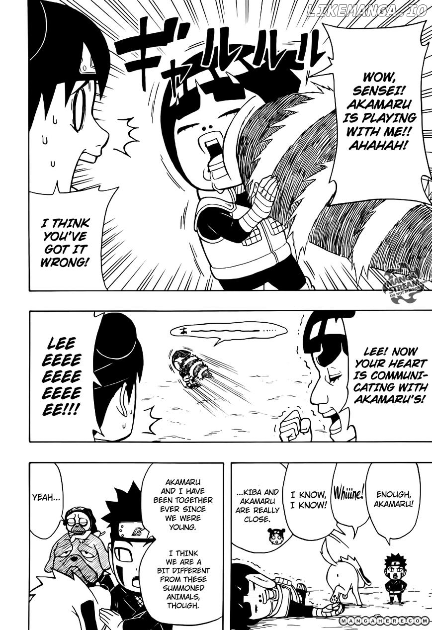 Rock Lee No Seishun Full-Power Ninden chapter 14 - page 9