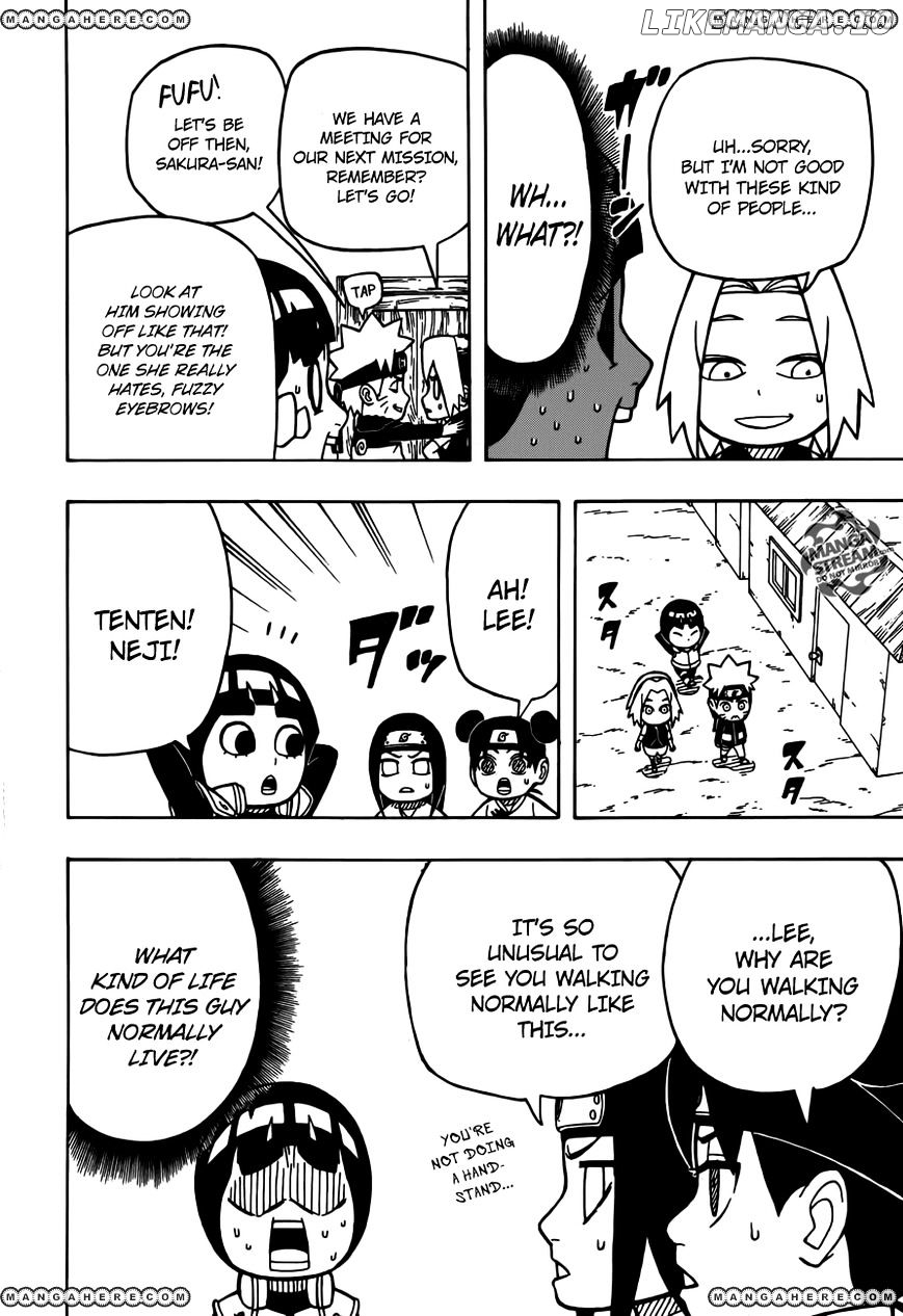 Rock Lee No Seishun Full-Power Ninden chapter 12 - page 11