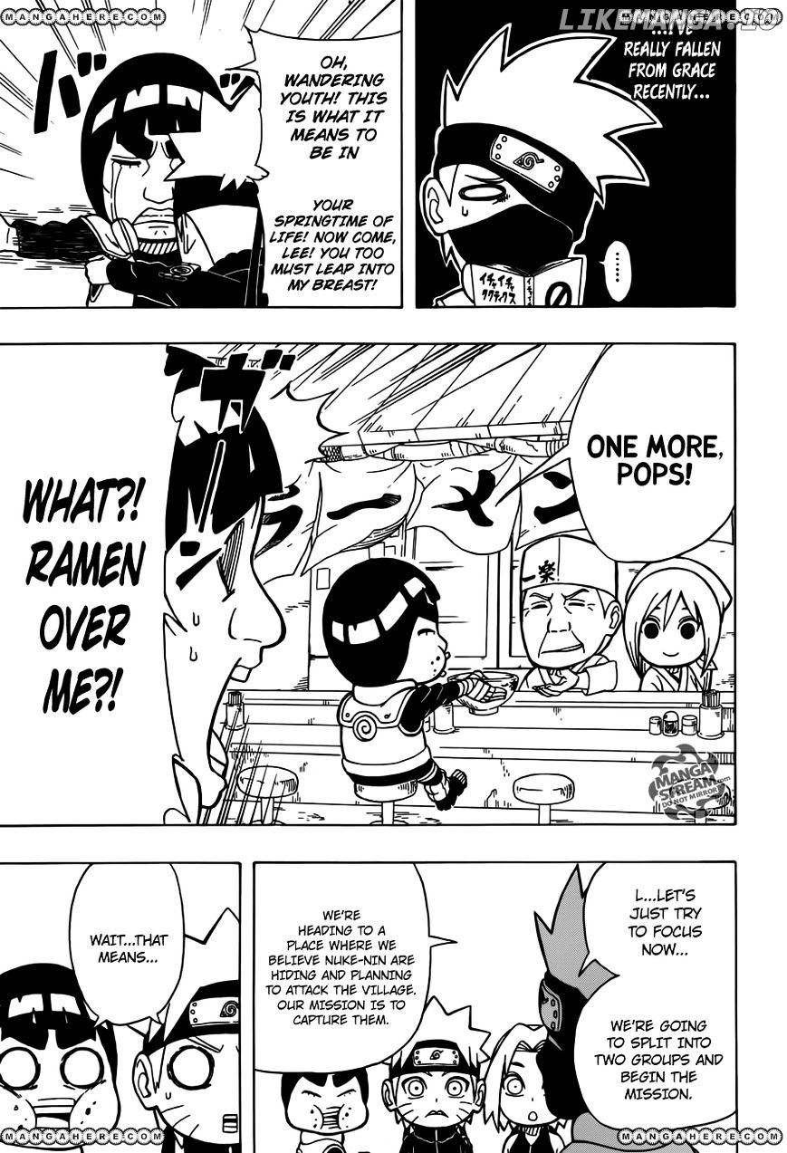Rock Lee No Seishun Full-Power Ninden chapter 12 - page 14