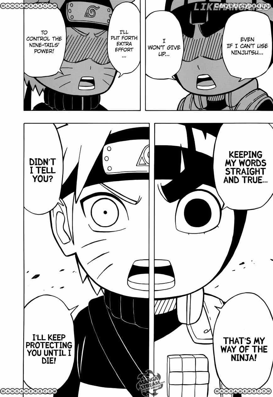 Rock Lee No Seishun Full-Power Ninden chapter 12 - page 25