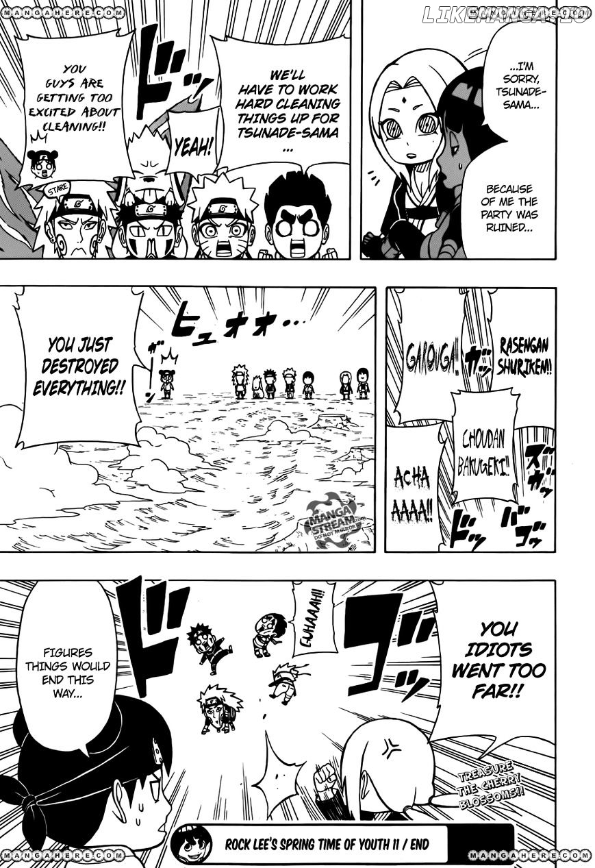 Rock Lee No Seishun Full-Power Ninden chapter 11 - page 31