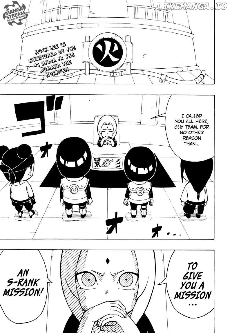 Rock Lee No Seishun Full-Power Ninden chapter 11 - page 5