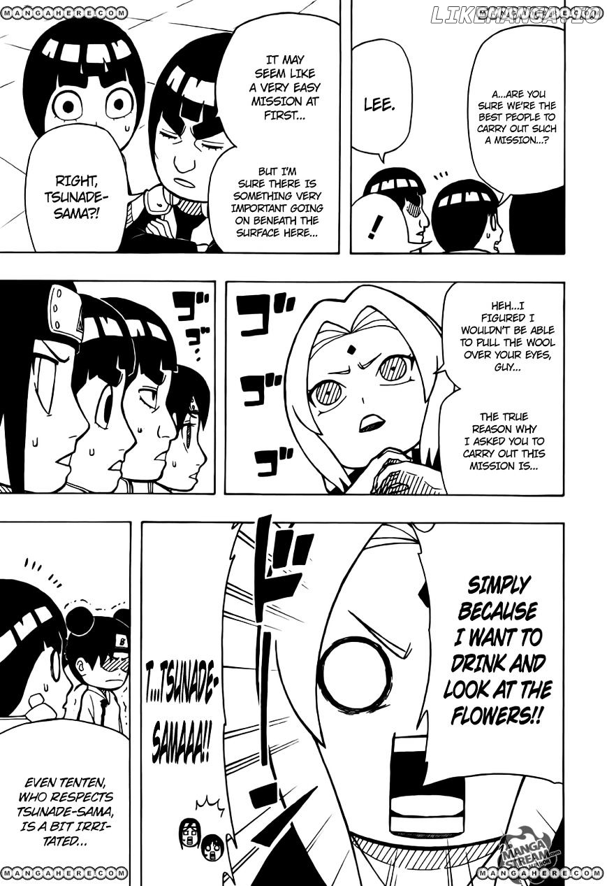 Rock Lee No Seishun Full-Power Ninden chapter 11 - page 7