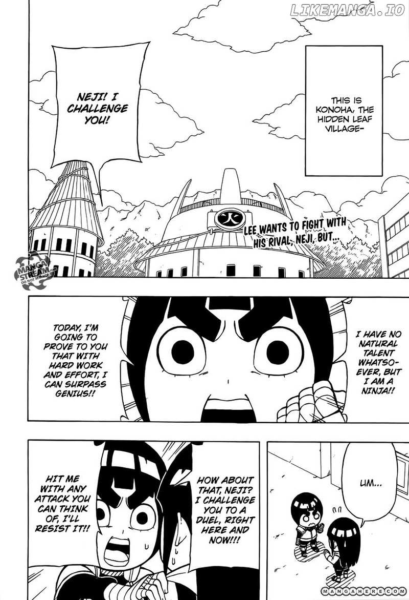 Rock Lee No Seishun Full-Power Ninden chapter 9 - page 3