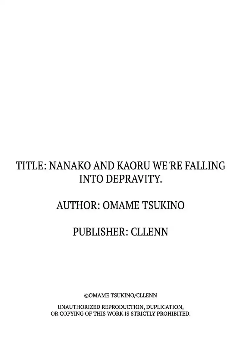 Nanako to Kaoru Darakushiteiku Bokutachi ha (Official) Chapter 3 - page 34