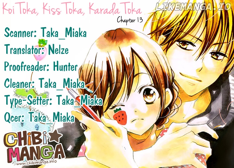 Koi Toka, Kiss Toka, Karada Toka. chapter 13 - page 1